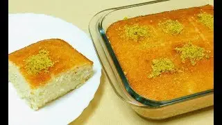 Easy Semolina Cake Recipe | Basbousa Recipe | Rava Cake Recipe