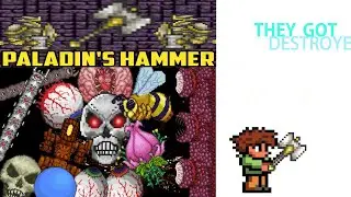 PALADIN'S HAMMER VS ALL BOSSES JOURNEYS MODE|Terraria1.4
