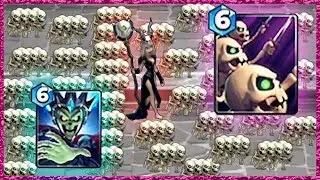 Castle Crush ALL Skeleton Cards ULTIMATE SKELETON DECK!!!