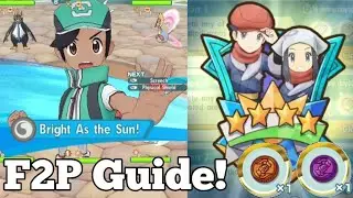 Pok&eacute;mon Masters EX F2P Guide! Challenge Lucas (Together in an Unknown Land)