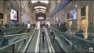 Milano Centrale/ TRAIN and BUS Station/ Inside the 2nd LARGEST Train  Station in Northern ITALY