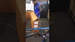 unbox new bycle #disc cycle #gearcycle #decathlon
