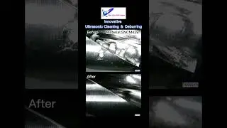 Ultra-small parts made of metal materials.Ultrasonic cleaning & deburring 19   #shorts