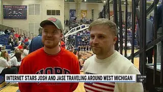 ‘We love Michiganders’: British TikTok duo visits West Michigan