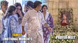 Tishaa Kumar Prayer Meet Family Emotional Moments