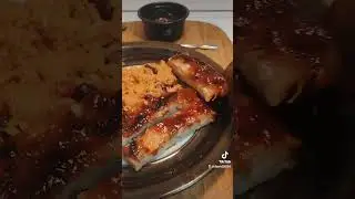 BBQ Pork Ribs w/ Red Beans & Rice, & Roasted Asparagus