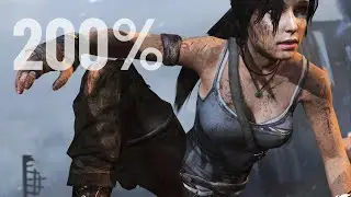 Tomb Raider 1440p 120 fps High Graphics 200% fps Performance Real Time Frame Gen Fluidity