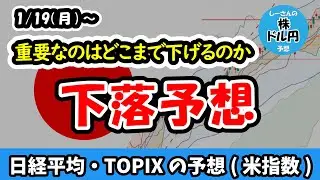 【日経平均・TOPIX】大幅調整こそ見込まないものの、短期的な調整への警戒感を高めておきたい1週間、下値目処までの調整で収まるかにも要警戒【週間日本株予想 2026/1/19～】