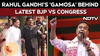 BJP Alleges Rahul Gandhi Refused To Wear 'Gamosa' At President’s Reception; Congress Denies