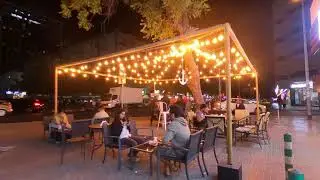 Walking Tour in Al Karama Dubai to Burjuman Metro Station at Night January 9, 20201