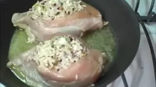 Chicken Recipe How To Make A REALLY STUFFED Chicken Breast With Cranberry And Gorgonzola Cheese
