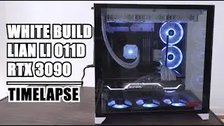 WHITE PC BUILD | LIAN LI 011D | RTX 3090 | RYZEN 5900X | TIMELAPSE | FIRST EVER!