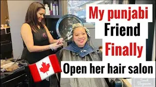 MY PUNJABI friend hair salon the cheapest and best  salon in Calgary Alberta Canada |sarah buyucan