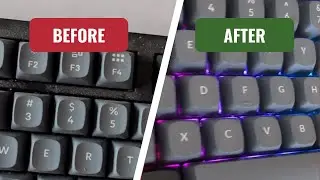 Amazing Before and After! Keyboard Cleaning with Swab-its!