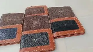 Genuine Leather Wallet Made From Quality Stingray Skin