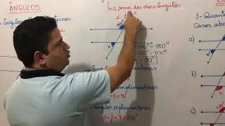 Ângulos alternos e colaterais.