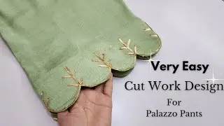 💜Gota Patti से बनाए Stylish Cut work Pant Mohri Design