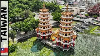 Visiting the Dragon and Tiger Pagodas & Cijin Island | Kaohsiung Taiwan