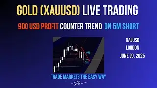 900 USD profit on XAUUSD Gold Trading with VATA Envisage Algo | Patience and Trade Management Lesson
