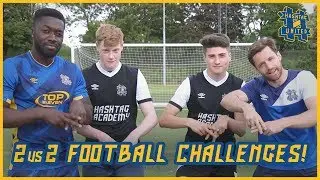 2 vs 2 FOOTBALL CHALLENGES! | SPENCER FC + SCOTTY P vs JEMEL + DURKSS!