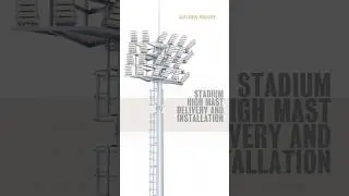 🇰🇬 GoldenBright &ndash; Stadium Lighting / Stadium High Mast / High Mast Lighting INSTALLATION