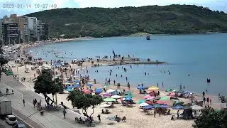 🔵🏖️ Praia do Morro — Quarta-feira 14/01/2026 em Guarapari ES às 10:32
