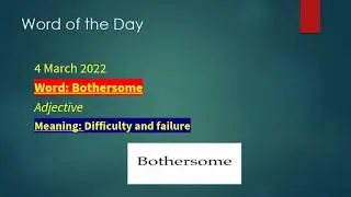 Learn Basic English with Faiza Latif | CSS English | English Vocabulary | Word of the Day 4th March