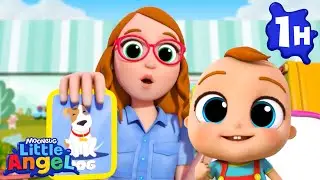 Act Like A Dog! 🐶 Little Angel | Best Animal Videos for Kids | Kids Songs and Nursery Rhymes