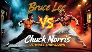 Bruce Lee vs Chuck Norris: The Legendary Fight Reborn with AI