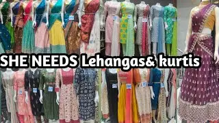 SHE NEEDS Lehangas& kurtis collection ||she needs dilsukhnagar hyderabad ||she needs saree world