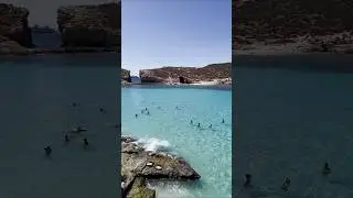 L👀k, 😱 💎 Breathtaking crystal clear waters &ndash; Europe's secret beach💫 #shorts #malta #malte