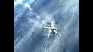 #2001 Mir space station Final descent, Controlled crash, Atmospheric re-entry