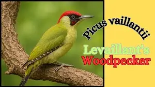 Levaillant&rsquo;s Woodpecker Returns to My Waterhole! 