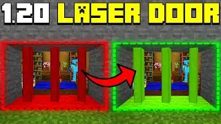 🦅 Minecraft Bedrock 1.20 | EASY LASER DOOR TUTORIAL!