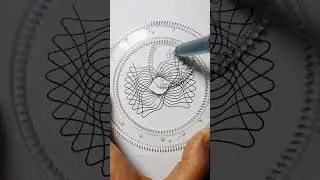 Oddly Satisfying Geometric Design😍#Spirographdrawing#shorts#ytvideos#satisfying