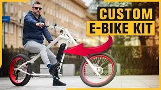 Установка комплекта двигателя Bafang Mid-Drive на кастомный мотоцикл-чоппер (легко)
