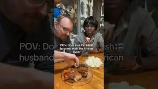 How my Finnish husband enjoys African food #kashivikashingungu #interracialcouplegoals #africanfood