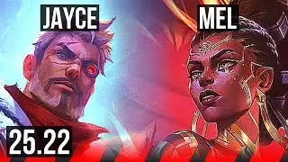 JAYCE vs MEL (TOP) | 10/2/8, Legendary | KR Master | 25.22