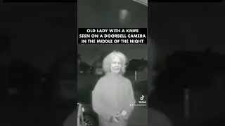 Scary doorbell camera footage 🔪 #scary #reels #shorts #youtubeshorts #camera #trending