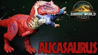 Обзор игрушки Jurassic World Rebirth Wave 2 Wild Roar Aucasaurus
