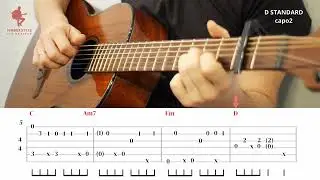 Długość Dźwięku Samotności - Myslovitz | Fingerstyle cover (TAB + akordy)