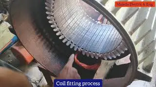 Ac motor stator Rewinding, from Majeda Electric And Workshop In Bangladesh