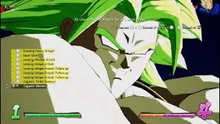 Broly combo challenges