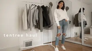 NEW FALL CLOTHING HAUL + TRY ON | ft. @tentree | CASUAL LOOKS