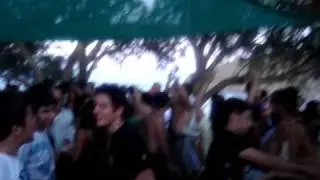 BEACH BAR LEFKATHIA 2009 (video 7 of 8)  VOLISSOS CHIOS AGIA MARKELLA