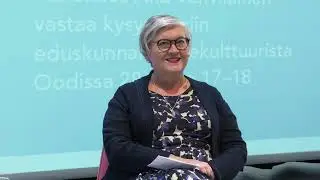Eduskunta vierailee Oodissa: puhemies Anu Vehvil&auml;inen