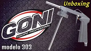 PISTOLA PARA RECUBRIMIENTO BODY / Goni modelo 303 UNBOXING