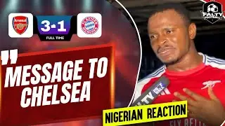 FAN REACTION TO ARSENAL 3:1 BAYERN MUNICH l CHAMPIONS LEAGUE HIGHLIGHTS 