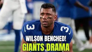 Russell Wilson Benched! Giants QB Speaks Out | NFL Drama