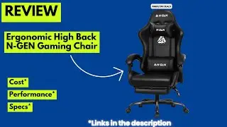 Ultimate N-GEN GAMING Chair Review 2025 | Ergonomic High Back Gaming Chair with Footrest